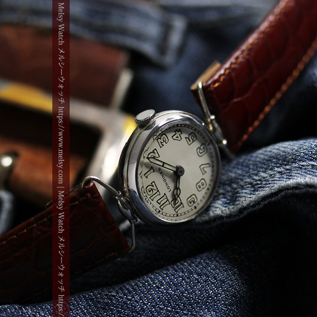 アンティーク腕時計　1915年　銀製　Swift　トレンチウオッチ大夢屋ー時計