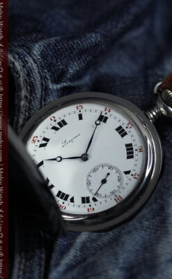 渋さが魅力のロンジンのアンティーク懐中時計 | ハンターケース