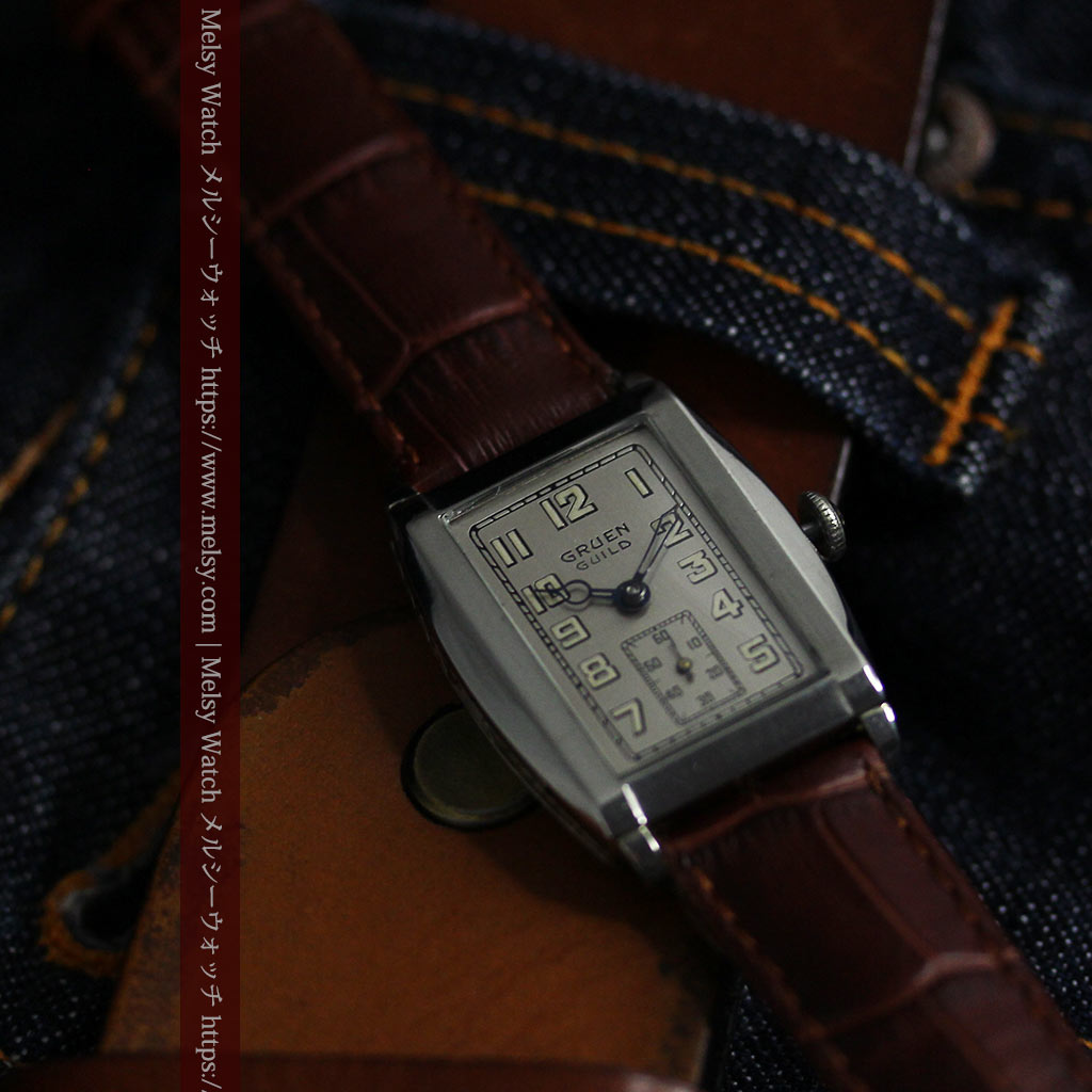 グリュエン 大人の遊べるカジュアルな100年物アンティーク腕時計
