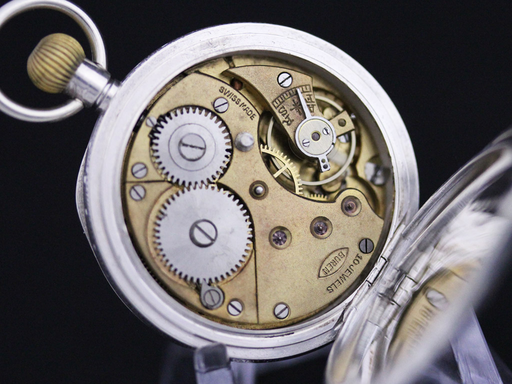 スイス製☆INMAUR☆手巻き機械式 懐中時計☆ジャンク品 - 時計